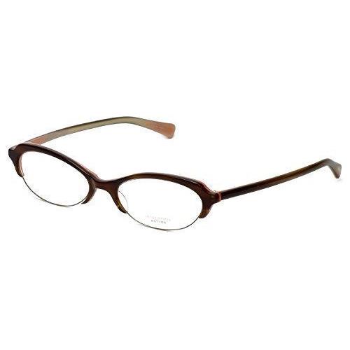 Oliver Peoples Designer Eyeglasses Lorelei Otpi in Brown Stripe 50mm Demo Lens