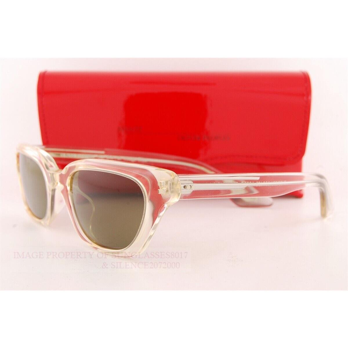 Oliver Peoples sunglasses  - Buff Frame, Green Lens
