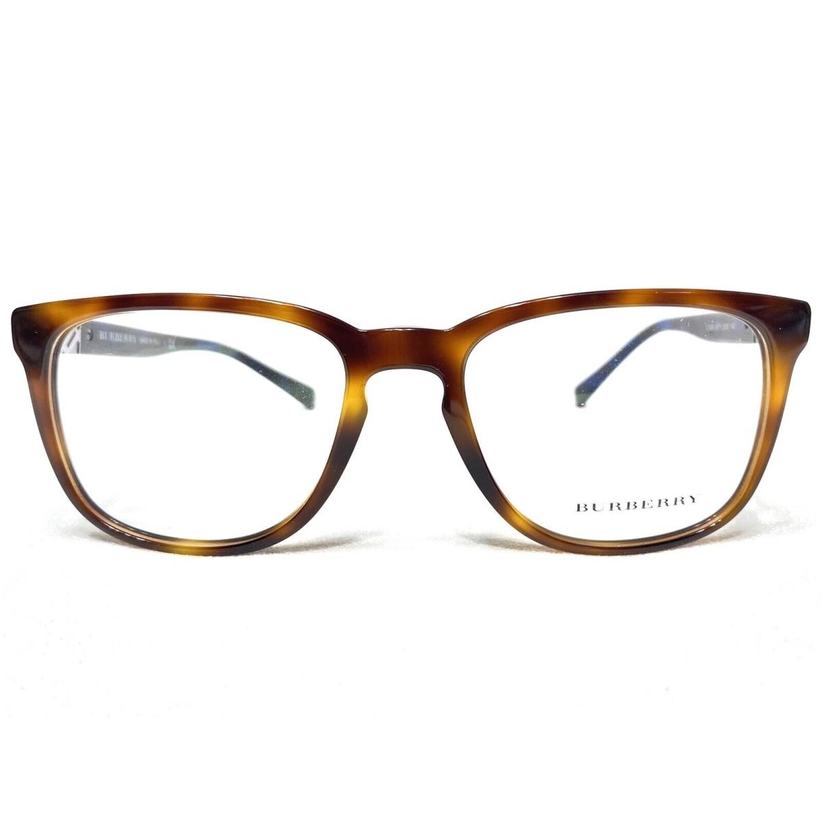 Burberry BE2239 3617 Mens Light Havana Square Modern Eyeglasses Frames 53/18