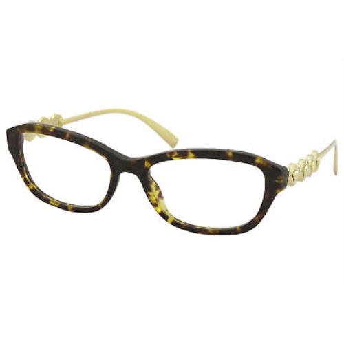 Versace Women`s Eyeglasses VE3279 VE/3279 108 Havana/gold Optical Frame 54mm