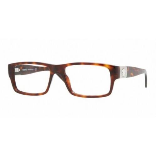 Versace MOD.3136 879 Brown Tortoise Plastic Eyeglasses Frame 51-16-135 Italy RX