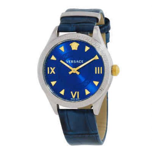 Versace Hellenyium Quartz Blue Dial Ladies Watch VE2S00122