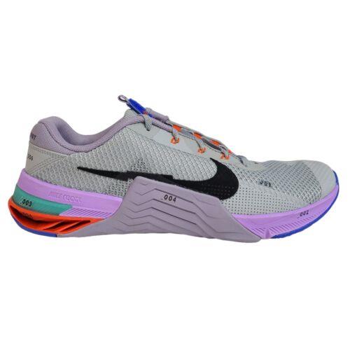 Nike Mens 11.5 13 Metcon 7 Gym Training Crossfit Shoes Grey Violet CZ8281-005 - Gray