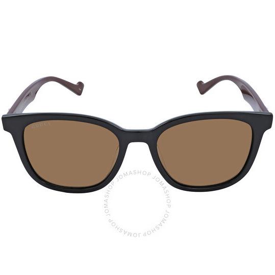 Gucci Brown Square Unisex Sunglasses GG1001SK 002 55 /19/145