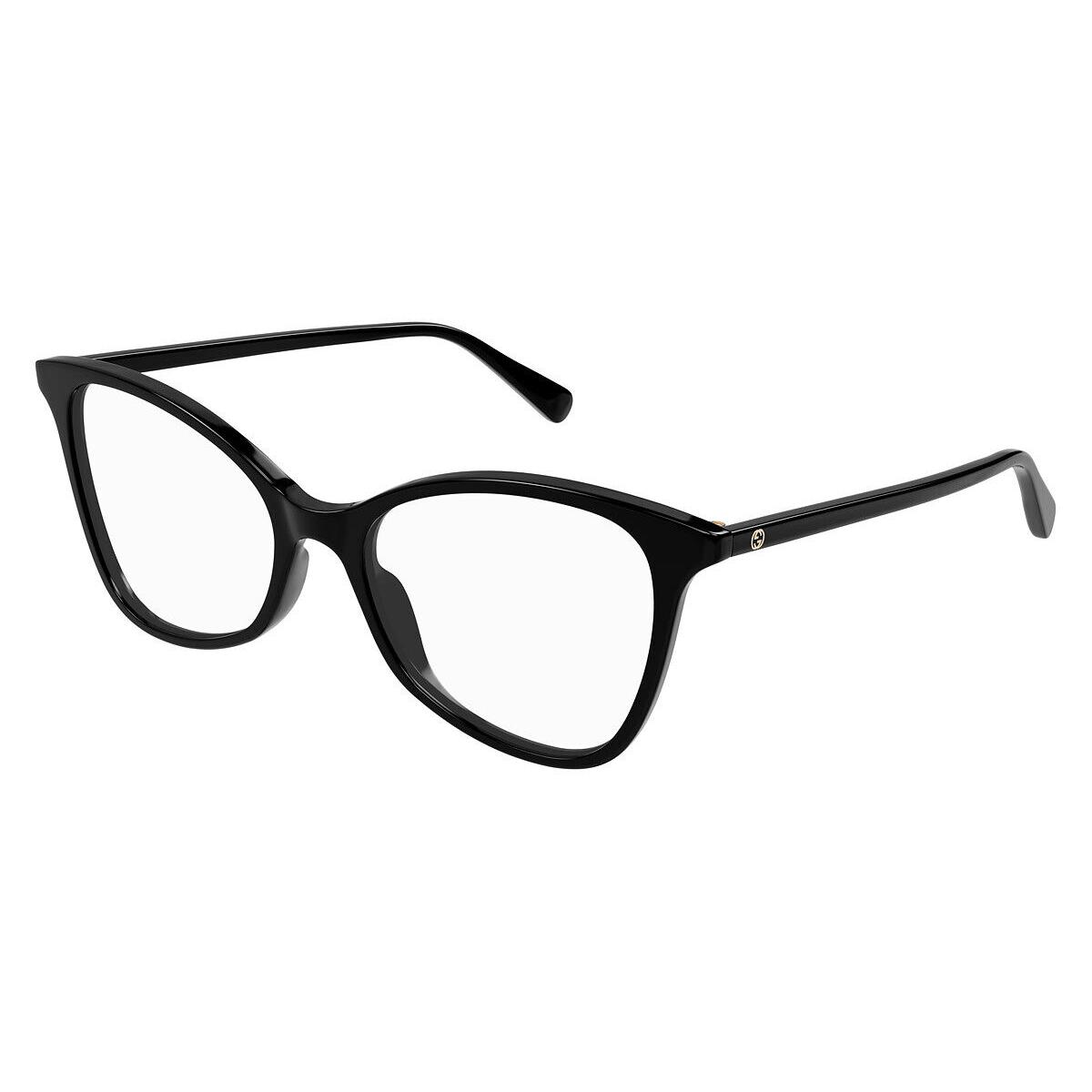 Gucci GG1360O Eyeglasses Women Black Cat Eye 53mm