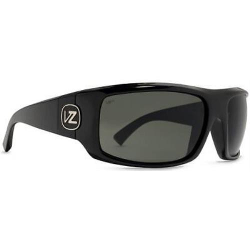 Von Zipper Clutch Sunglasses - Black Satin / Grey - Regular
