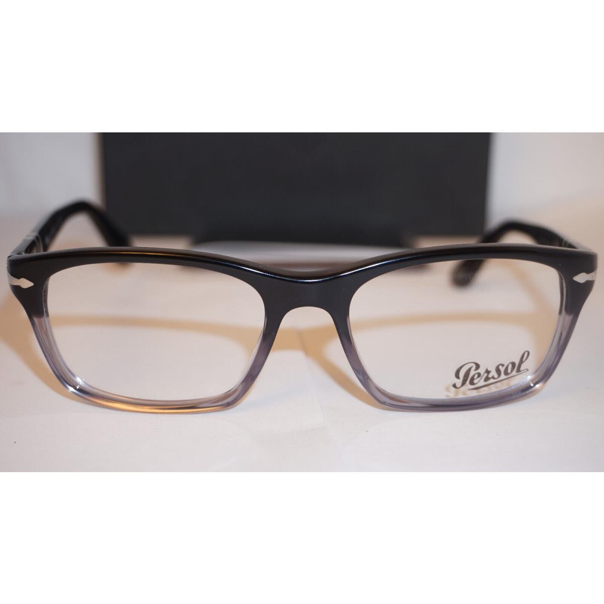 Persol Eyeglasses Black Smoke Demo Lens PO3012V 966 54 18 145