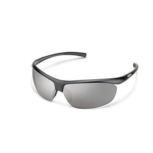 Suncloud Zephyr by Smith Optics Polarized Sunglasses MT Black Silver Mirror 74mm