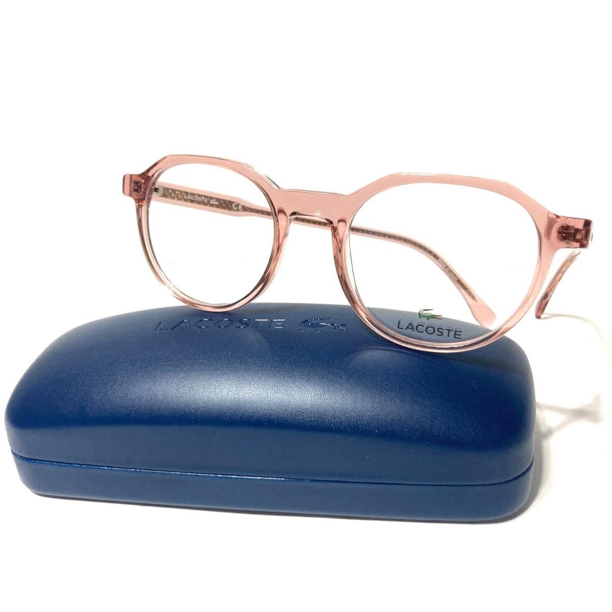 Lacoste L2851 664 Pink Rose Eyeglasses RX 49-19-145 W/ Case