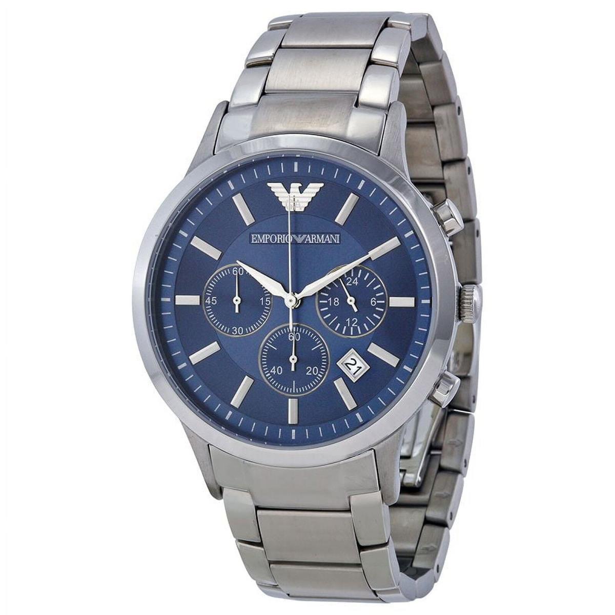 Armani Emporio Quartz Chronograph Blue Dial Men`s Watch AR5860