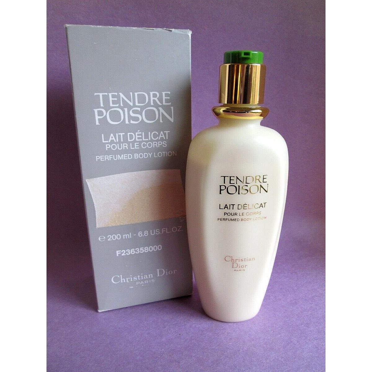 Dior Tendre Poison Vintage Perfumed Body Lotion 200 ml 6.8 oz Read Description