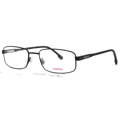 Carrera 264 003 Black Mens Rectangle Full Rim Eyeglasses 55-19-140 B:33