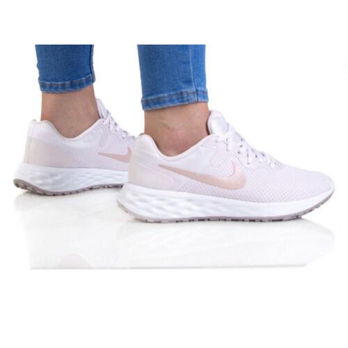 Women Nike Revolution 6 NN Running Shoes Light Violet/champagne White DC3729 500 - Light Violet/Champagne-White