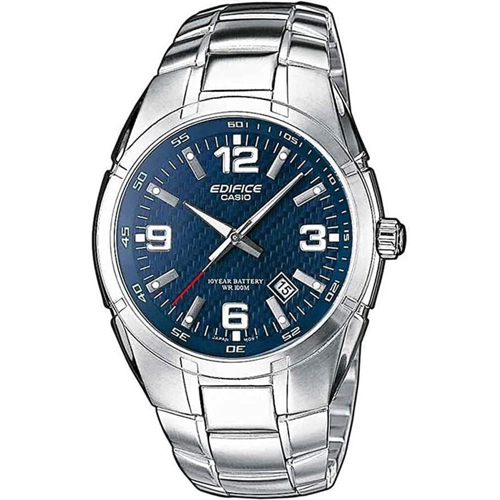 Casio Edifice EF125D-2A Men`s Silver Analogue Watch