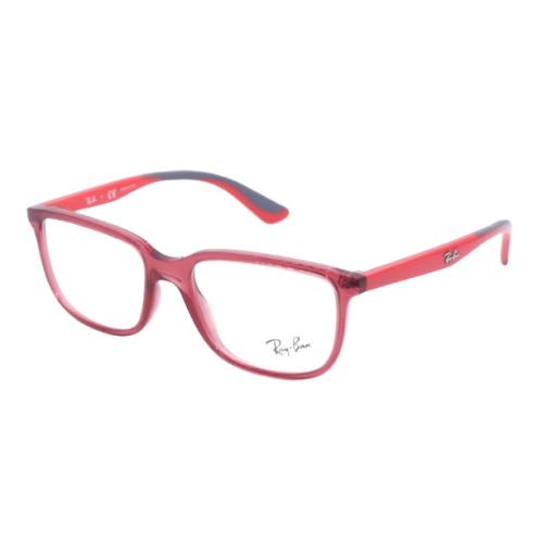 Ray Ban Kids Eyeglasses RB 1605 3866 Transparent Red Youth Frame 49-16-130