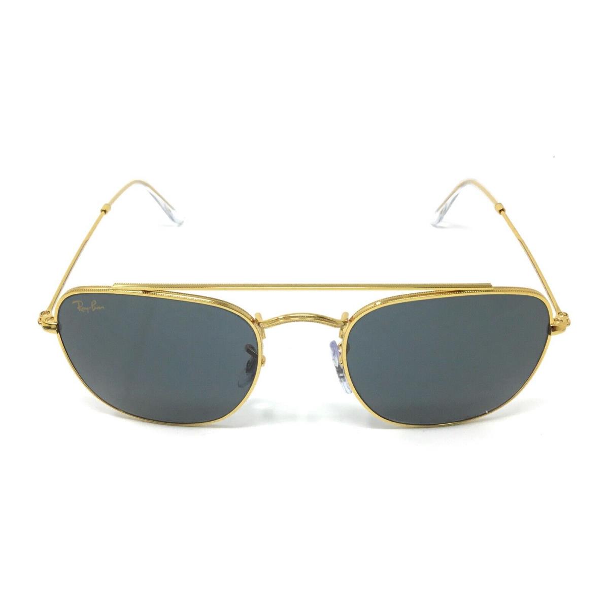 Ray-ban Legend Mens Gold Frame Dark Blue Lens Sunglasses RB3557 9196R5 51-20