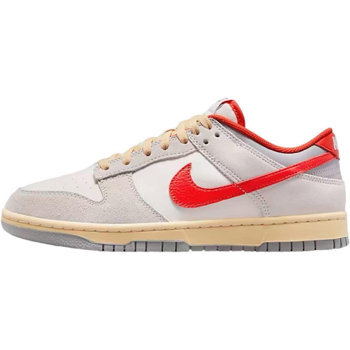 Nike Mens Dunk Low Fashion Sneakers Size 6.5 FJ5429 133 - SAIL/PICANTE RED-PHOTON DUST