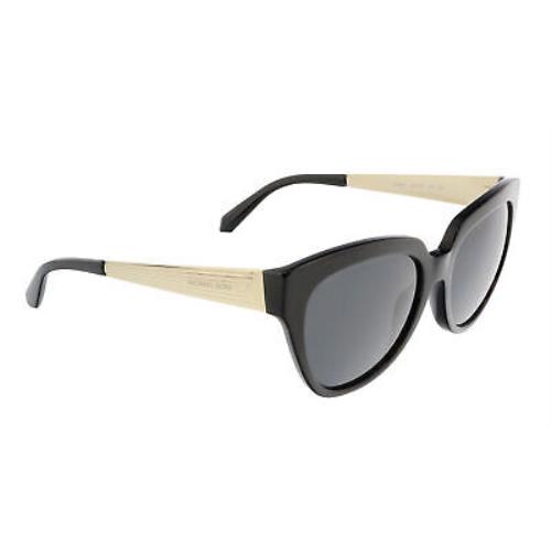 Michael Kors sunglasses Paloma - Black , Black Frame, Dark Grey Solid Lens 1