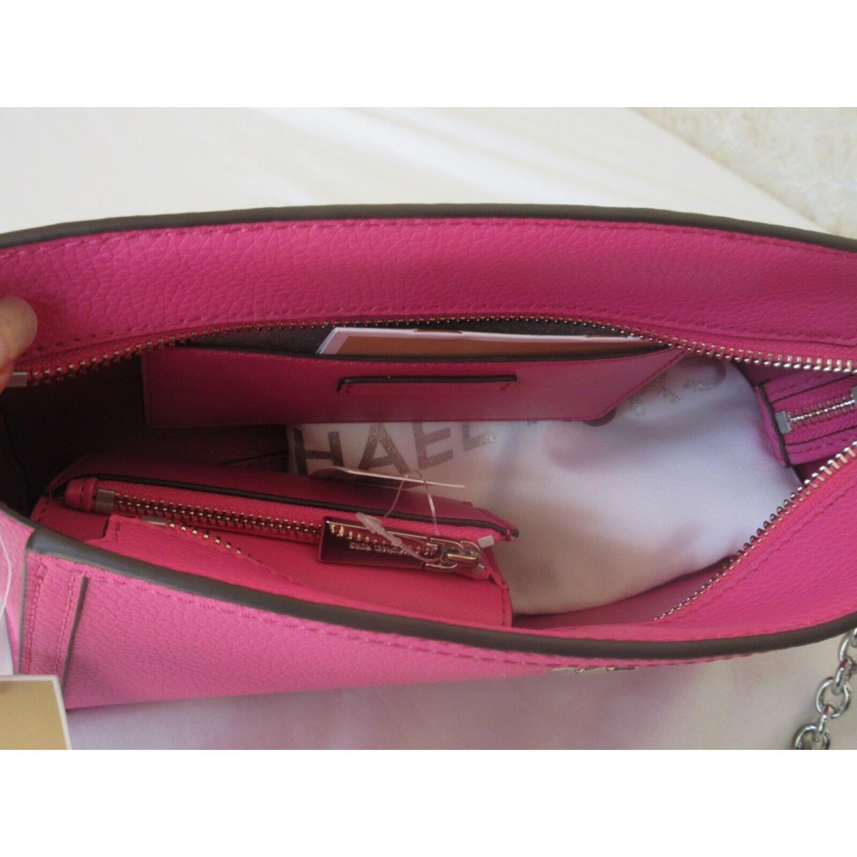 Michael Kors  bag  Chantal - Cerise/Pink Bright Colorful Handle/Strap, Silver Hardware, Cerise (Pink) Silver hardware Exterior 13
