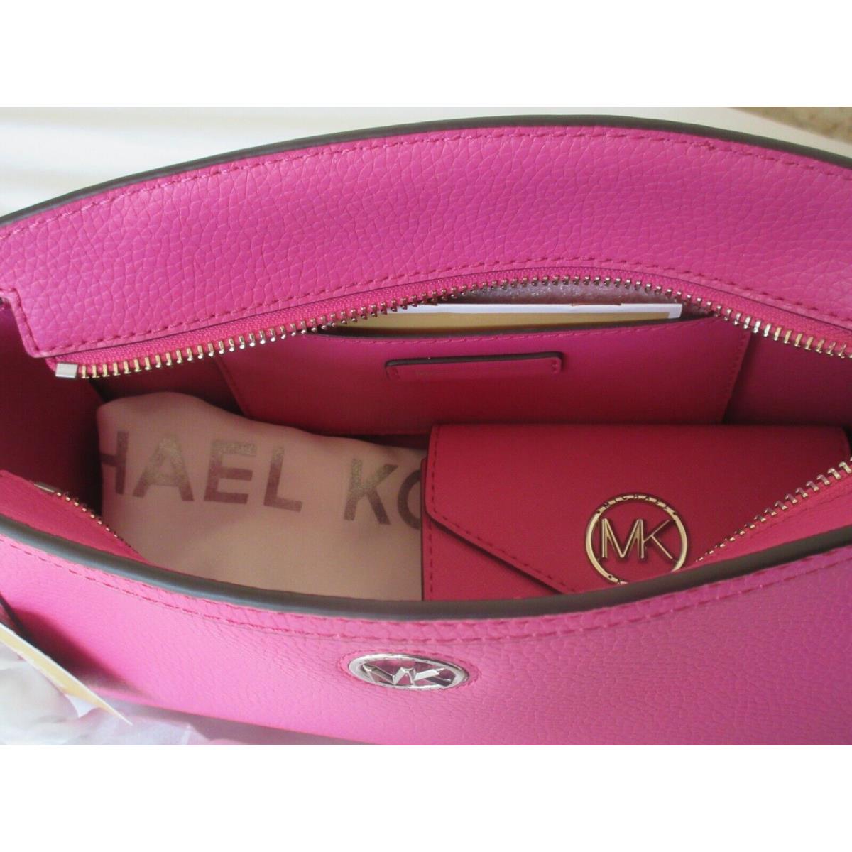 Michael Kors  bag  Chantal - Cerise/Pink Bright Colorful Handle/Strap, Silver Hardware, Cerise (Pink) Silver hardware Exterior 3