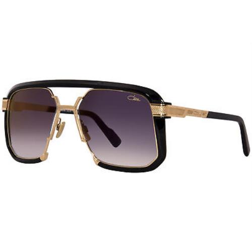 Cazal Legends 682 001 Sunglasses Gold Plated/black/grey Gradient Pilot 57mm