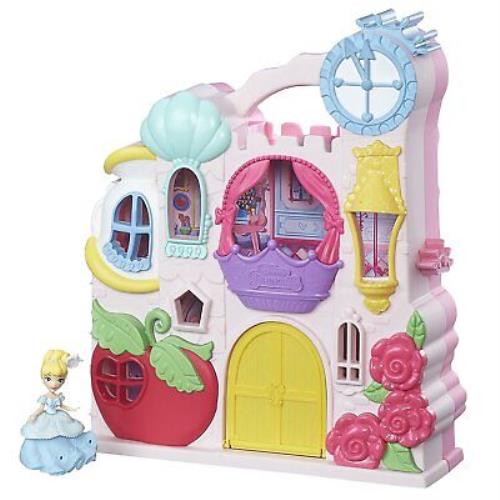 Disney Princess Little Kingdom Play `n Carry Castle with Mini Cinderella Doll
