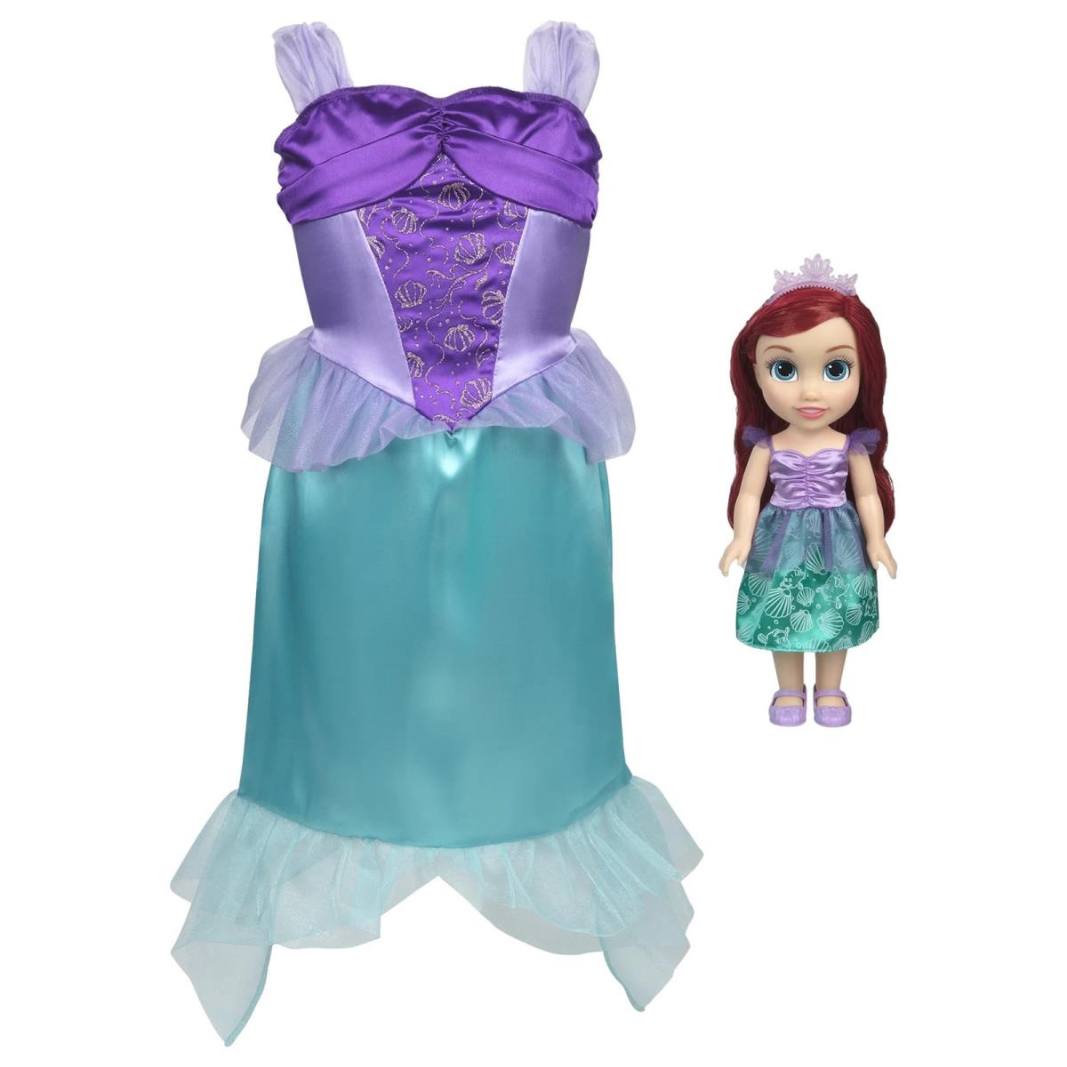 Disney Princess Ariel 14 Toddler Doll with Child Sized Dress Little Mermaid
