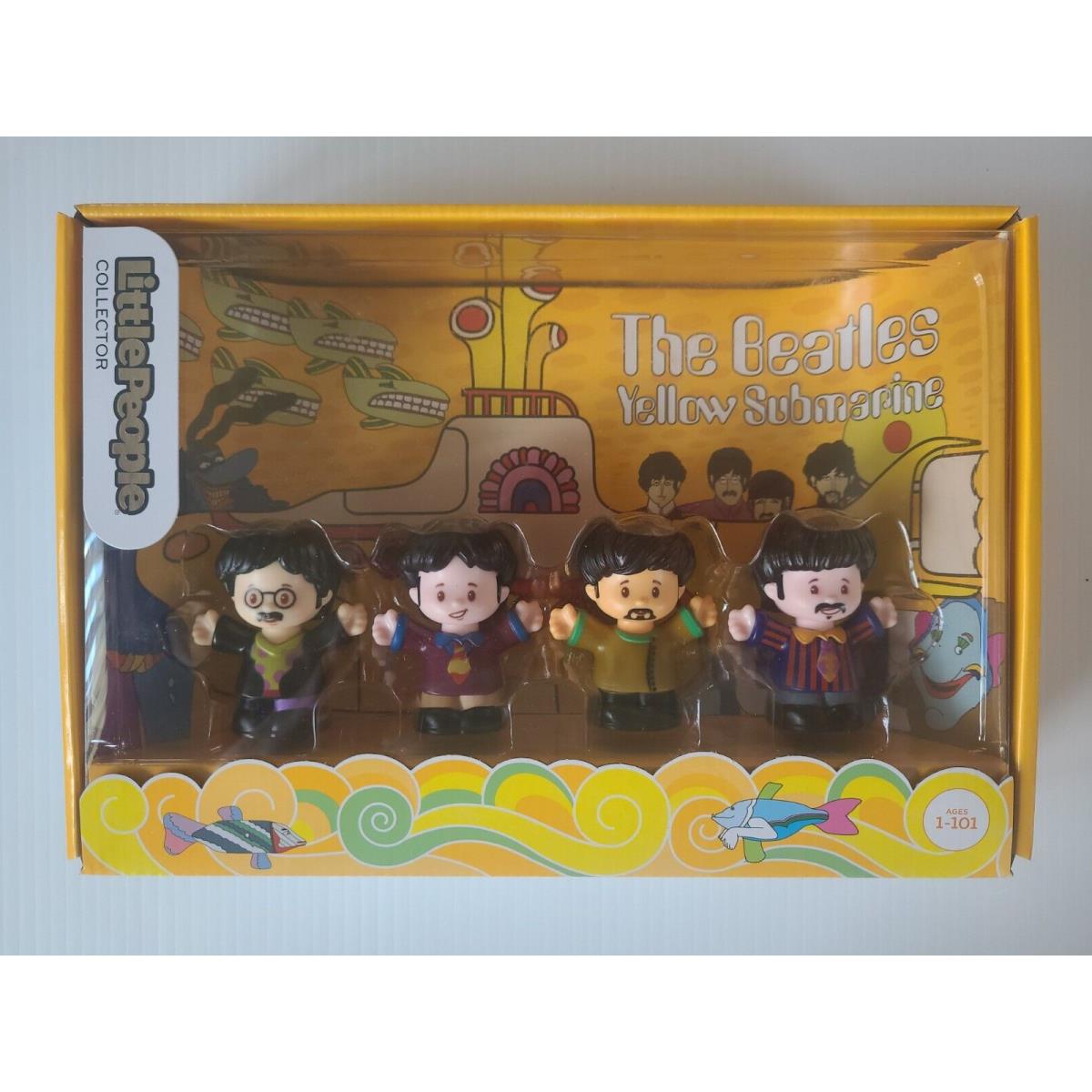 Little People The Beatles Yellow Submarine Figures John Paul George Ringo