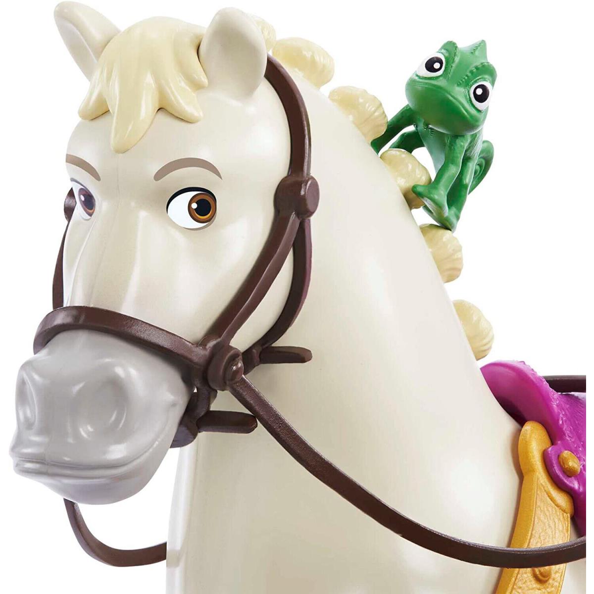 Disney Princess Rapunzel Doll with Maximus Horse Pascal Figure Brush