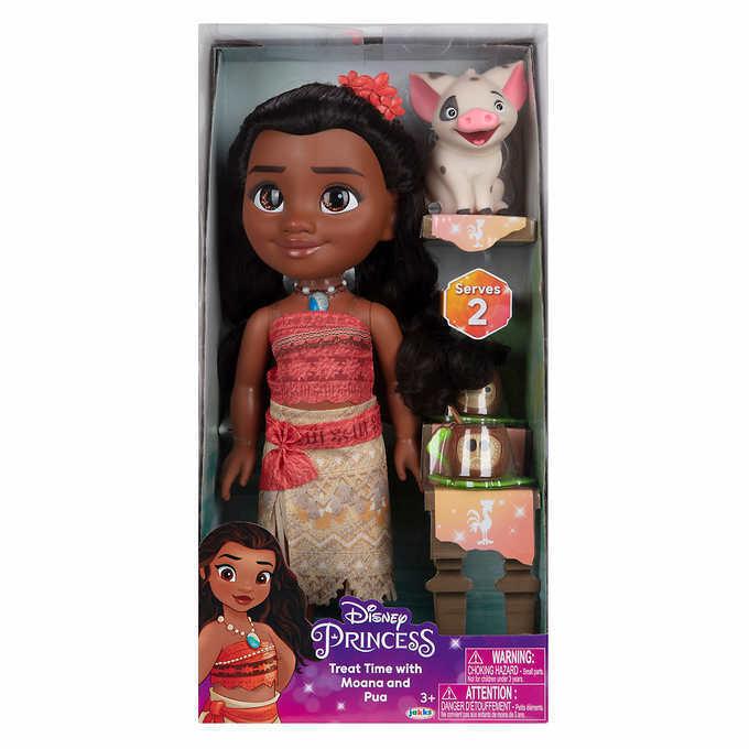 Disney Princess Doll Tea Time with Moana and Pua Fast Free Expedited Shipping