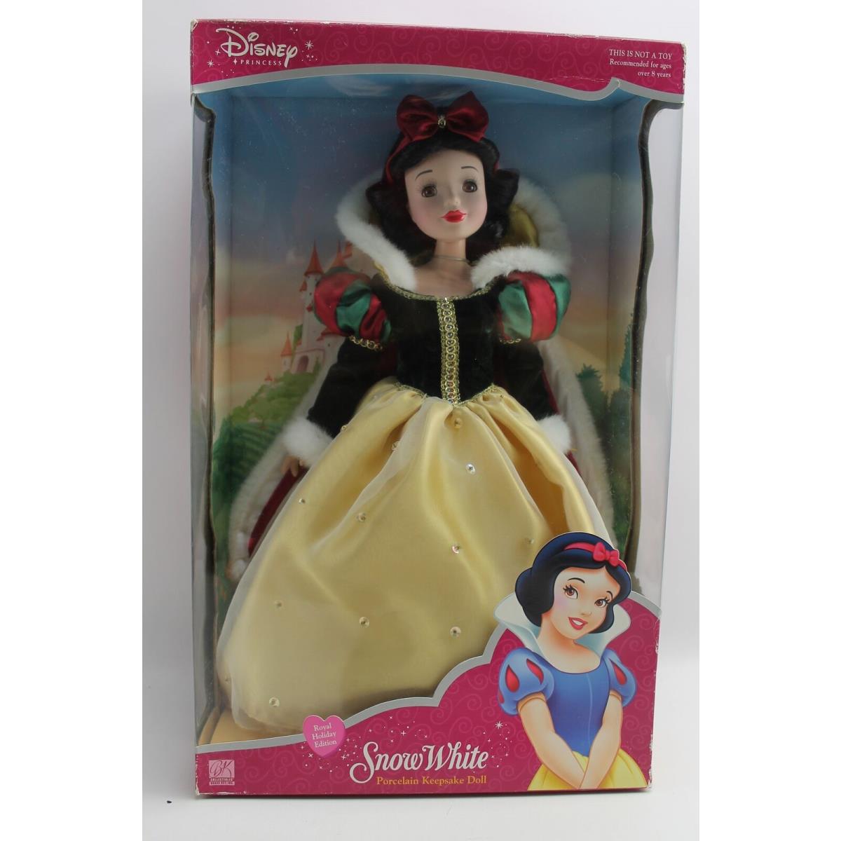 Disney Princess Snow White Royal Holiday Edition 16 Porcelain Doll