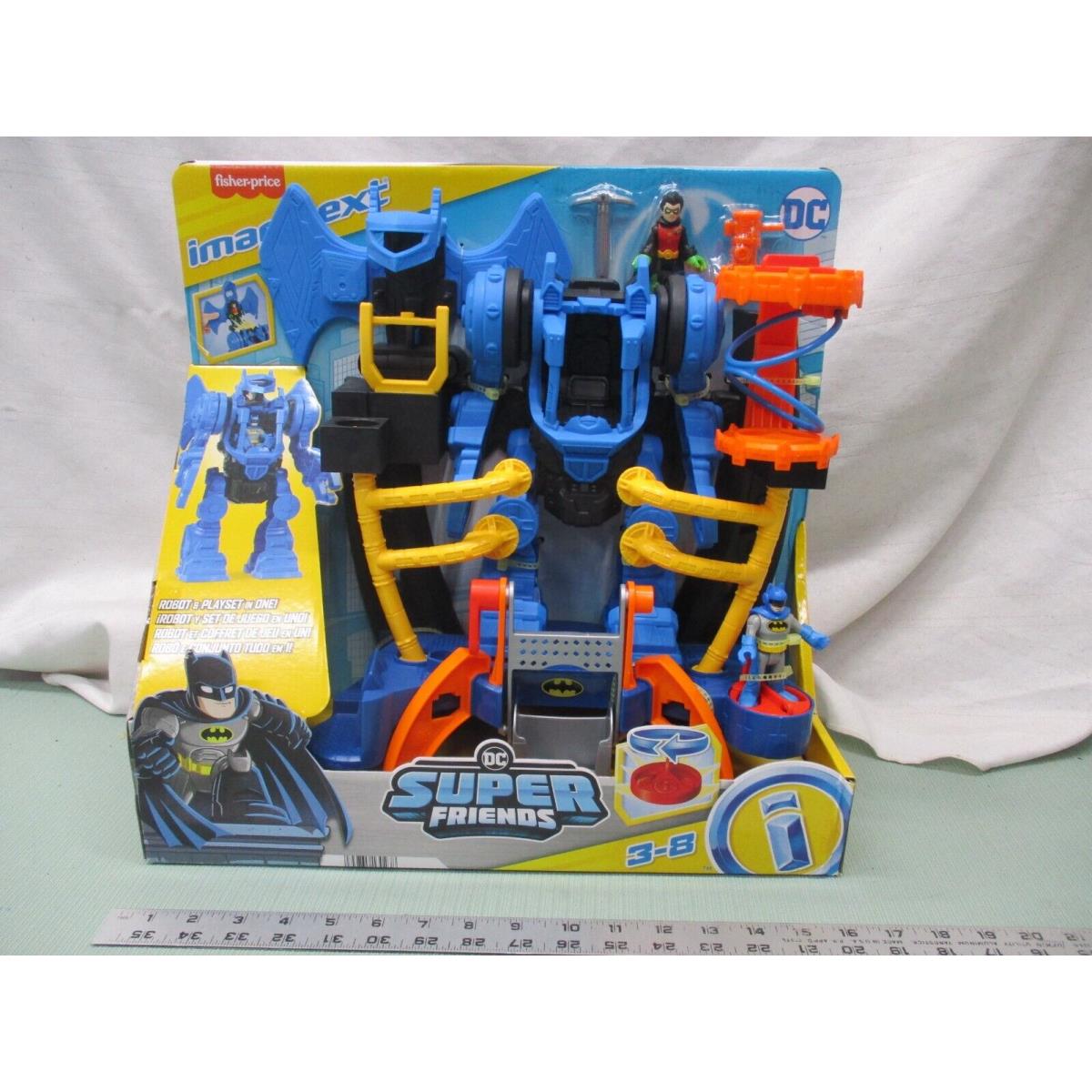 Imaginext Batman Robot Command Center Robo Playset Robin Toy