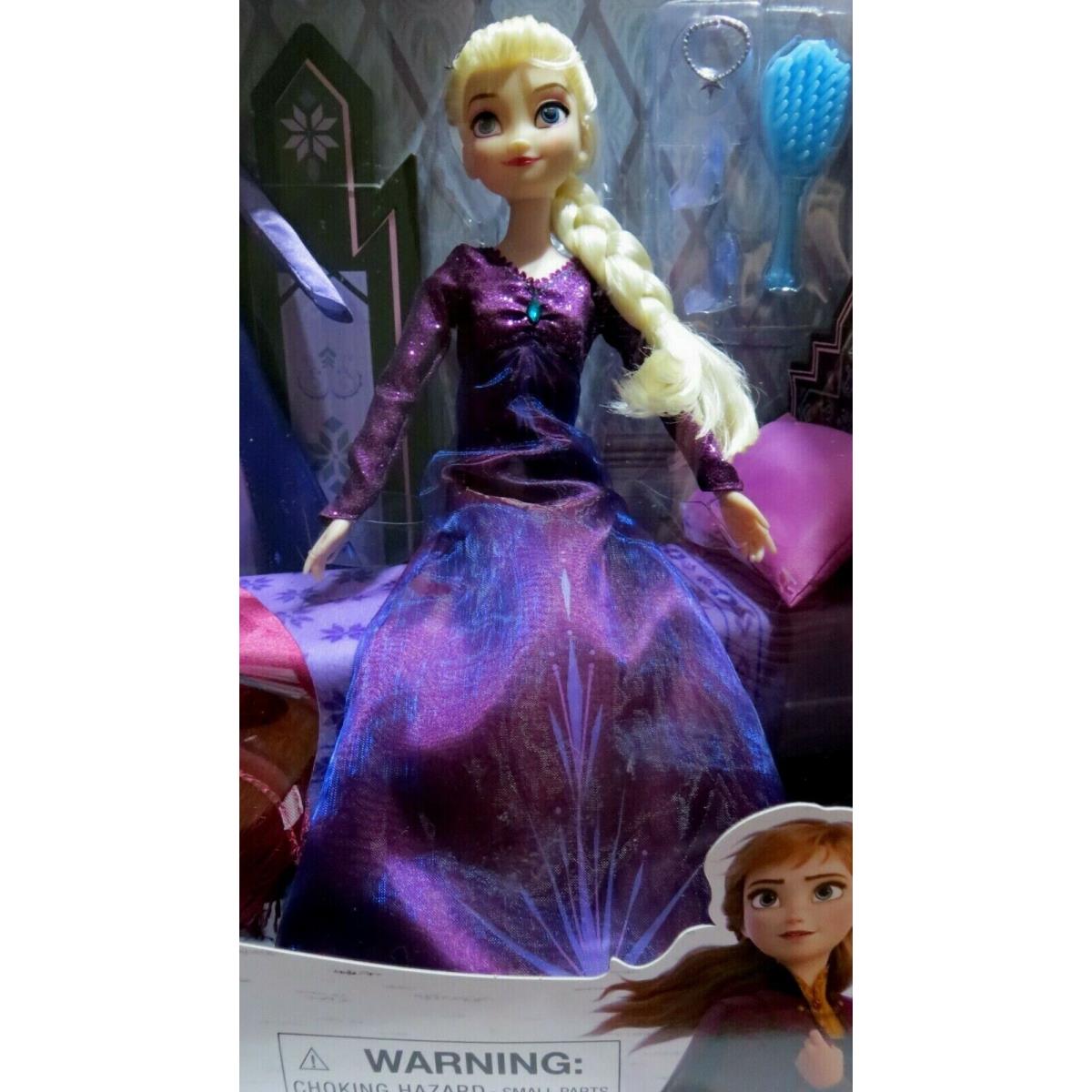 Disney Frozen 2 - Elsa Classic Doll Bedroom Play Set - - - V. Nice