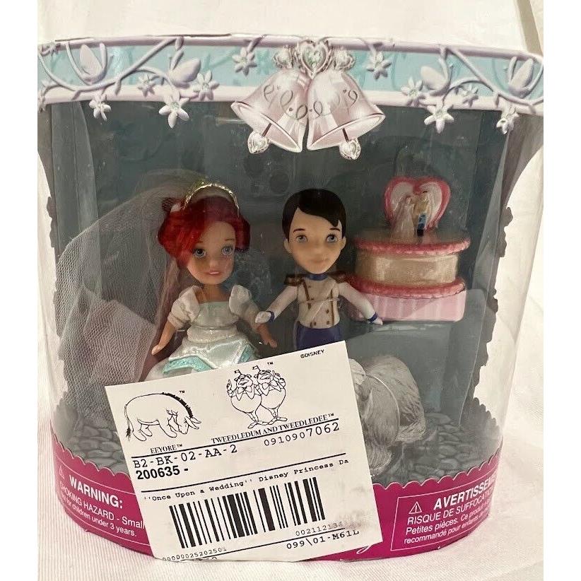 Disney Princess Darlings Doll Ariel Prince Eric Once Upon a Wedding Set