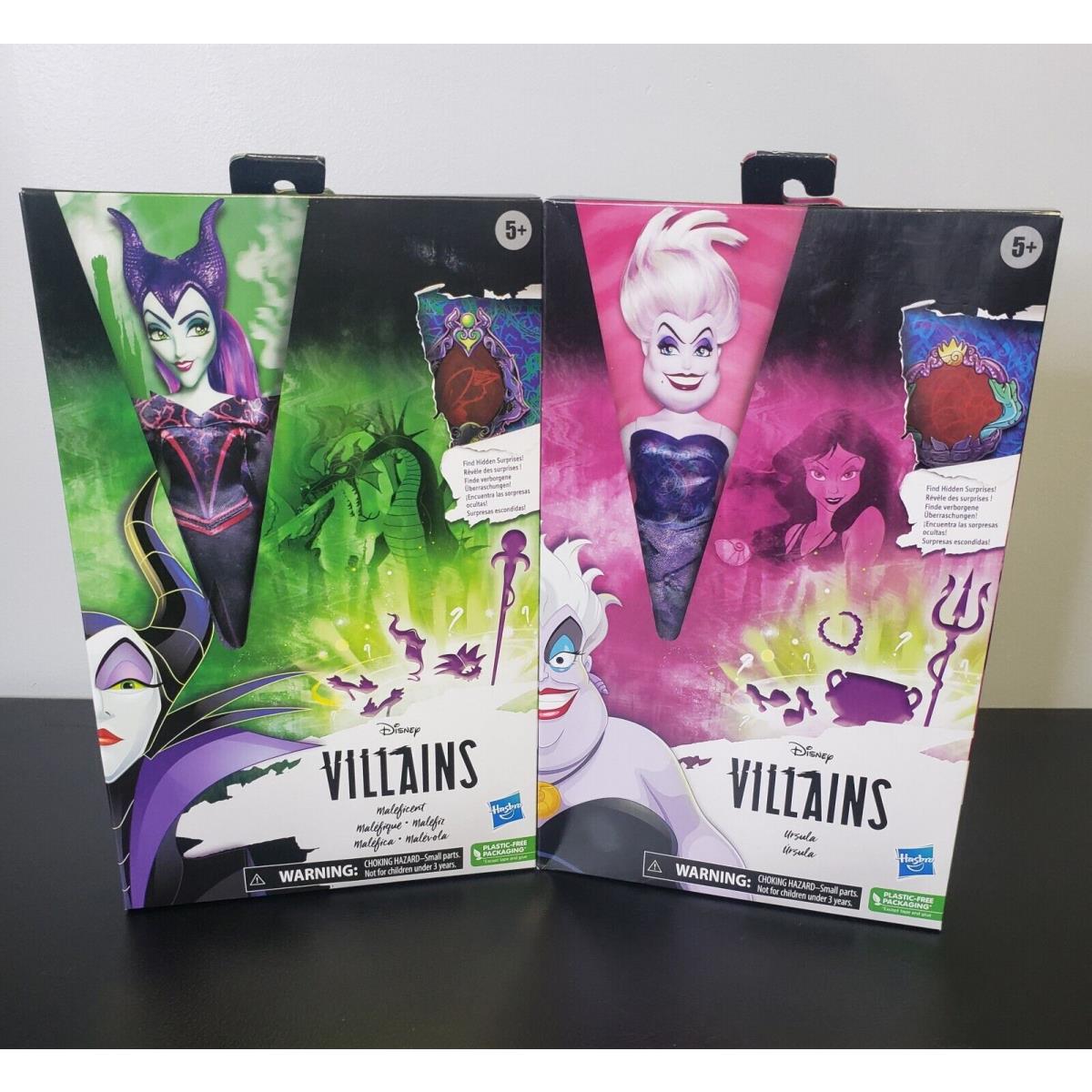 Disney Villains Maleficent Ursula Fashion Dolls Plus Accessories