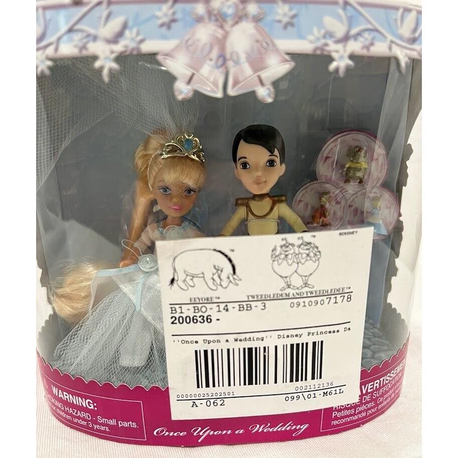 Disney Princess Darlings Doll Cinderella Prince Charming Once Upon a Wedding Set