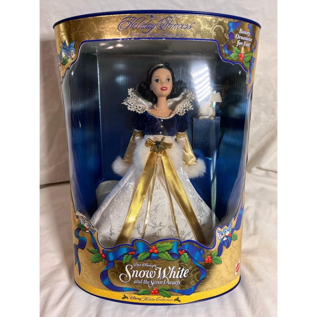 Vintage Mattel Holiday Princess Walt Disney Snow White 1998