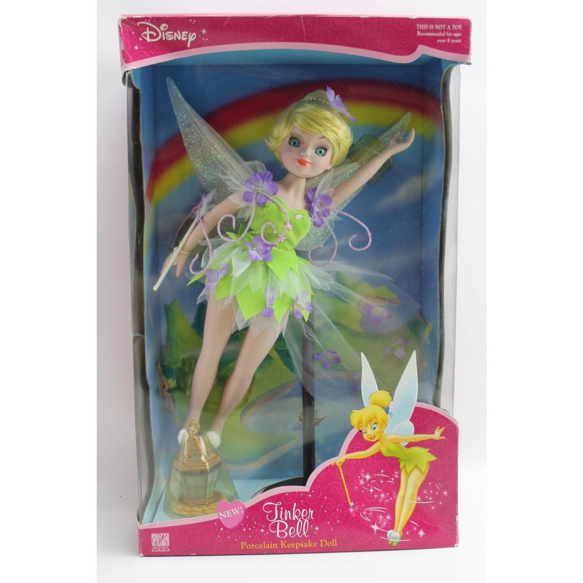 Disney Princess Tinker Bell Porcelain Keepsake Doll 14