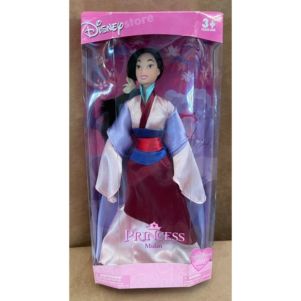 Vintage Usa Disney Store Mulan Princess Classic Doll 1st in Series Pink Box