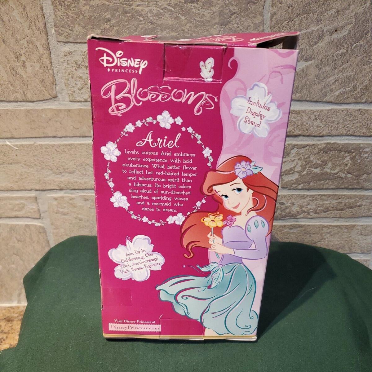 Disney Blossoms Ariel Porcelain Keepsake Doll Brass Key 2006 Little Mermaid