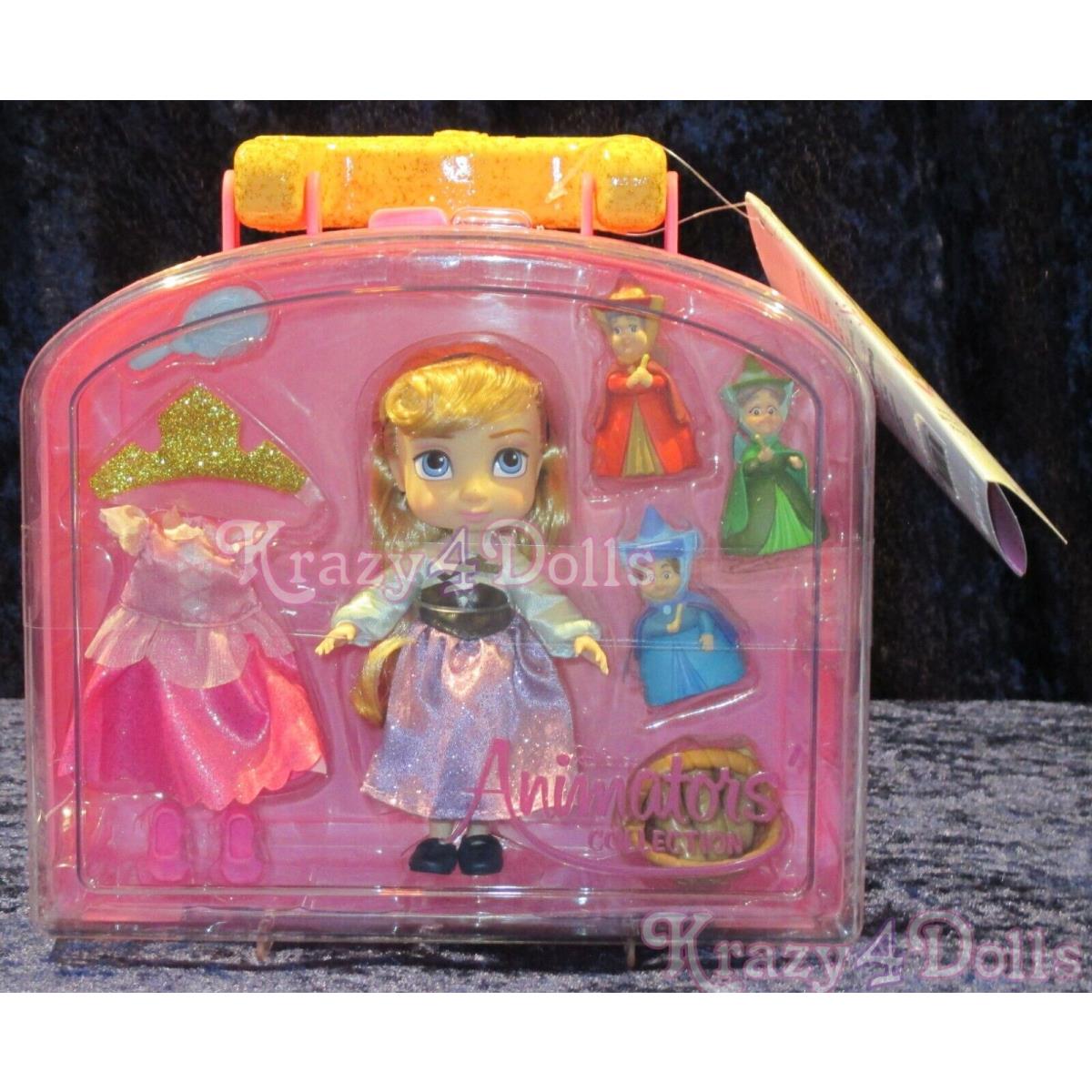 Disney Animators` Collection Mini Doll Play Set Aurora Sleeping Beauty