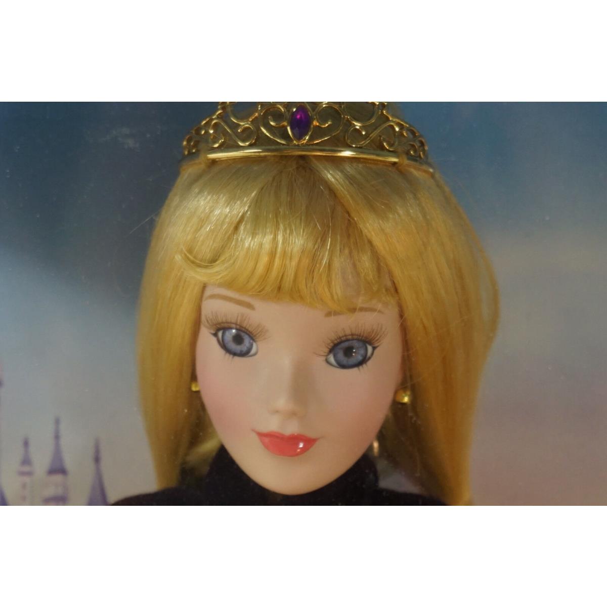 Disney Princess Doll Sleeping Beauty Aurora Brass Key 16in Tall Jewel Mib Nrfb