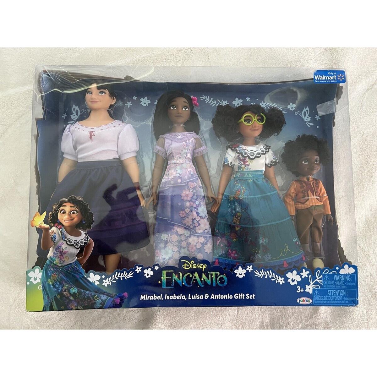 Disney Encanto Walmart Exclusive 4 Doll Set Mirabel Isabela Luisa Antonio