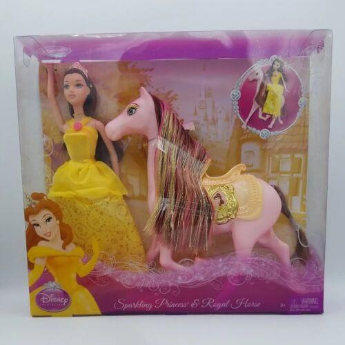 Disney Princess Belle Sparkling Princess Royal Horse Doll Set 2009