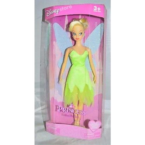 Disney Store Princess Tinker Bell Doll Peter Pan Hard to Find Doll 12