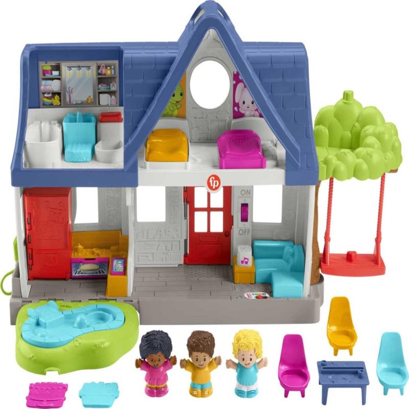 Baby Love Fisher-price Little People Friends Together Play House Electronic