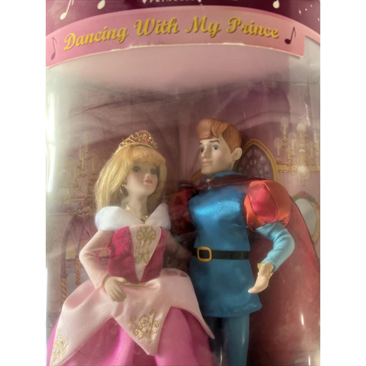 Disney Sleeping Beauty Porcelain Doll Dancing with My Prince Musical Base