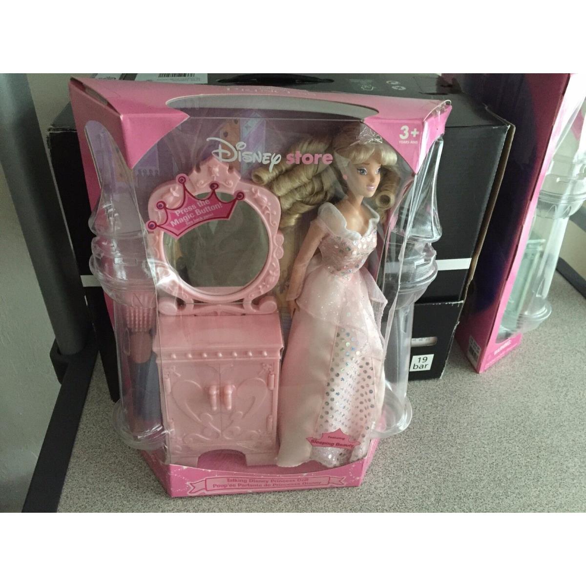 Talking Disney Princess Doll Featuring Sleeping Beauty Pink Vanity