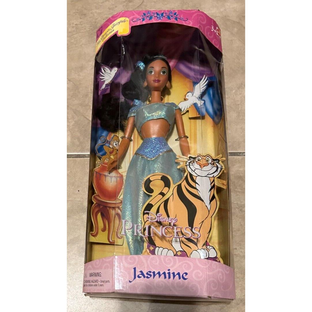 Disney My Favorite Fairytale Princess Jasmine Aladdin Doll Blue Dress 2000