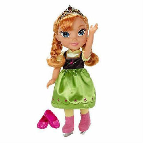 Ice Skating Princess Anna Frozen Toddler Doll Disney 3+ Years